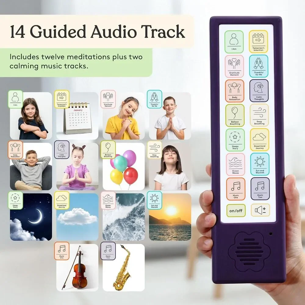 NEW Meditation Buddy Screen-Free Mindfulness Breathing Device Kids Adults